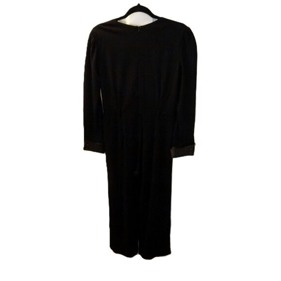 NWOT J. McLaughlin Black Jazz Jumpsuit Pockets Size 6 Pockets Back Zip $328 MSRP - Picture 10 of 13